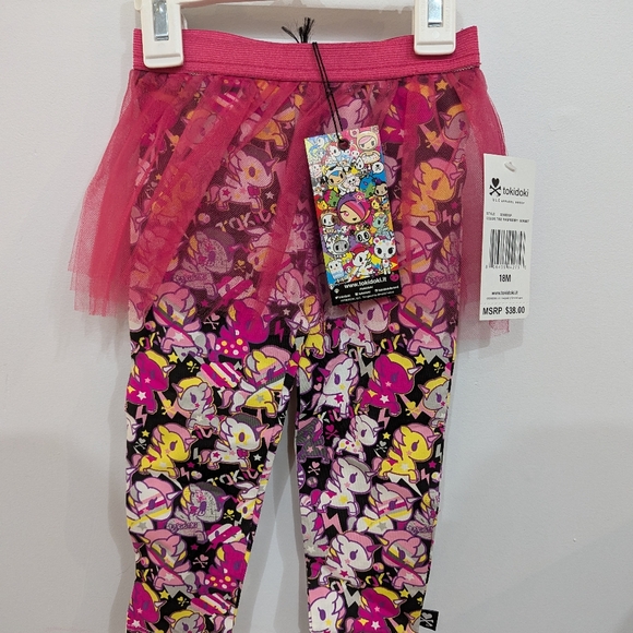 Brand New 18M Tokidoki Bambino Unicorno Print Tee & Skirted Leggings - Picture 4 of 5
